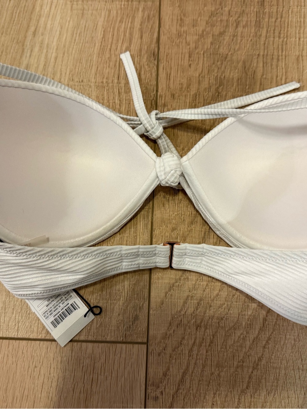 🤍 Shade & Shore White Light Lift Underwire Bikini Top NWT 36C - Picture 6 of 8
